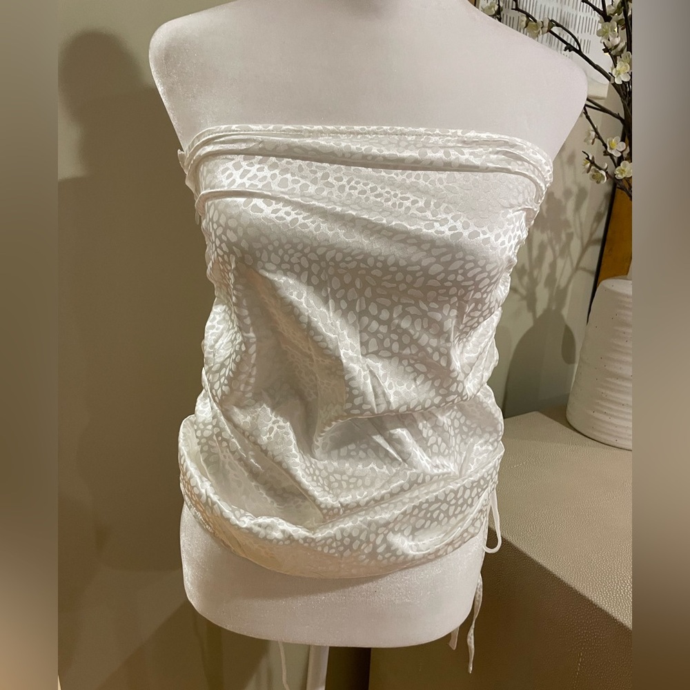 SHEIN white strapless top XS/Size 2